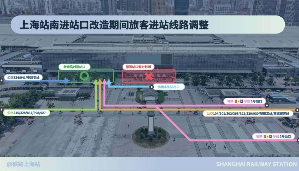 上海火车站南进站口改造明天启动:预计明年1月底完工<strong></p>
<p>黄埔一号v军校资讯</strong>,将建风雨连廊