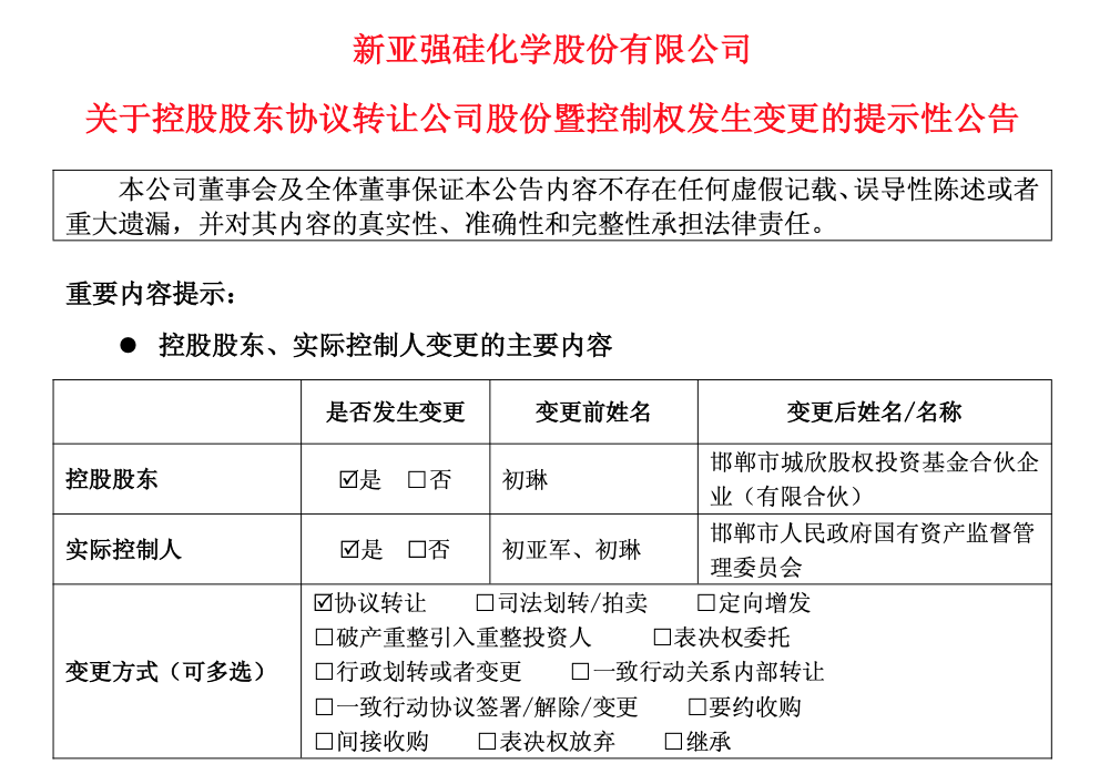 邯郸国资拟出资19.6亿元<strong></p>
<p>网站资讯</strong>,溢价15%拿下新亚强控股权